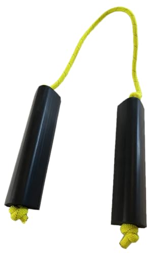 Low Profile Wheel Chock - Made in The USA, Yellow and Black