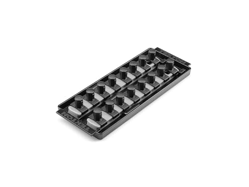 TEKTON 3/4 Inch Drive Socket Organizer Set | OST31210 - color: Gray, size: (16-Tool), style: 2-Rail