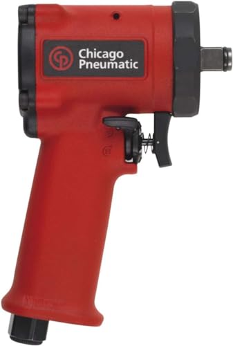 Chicago Pneumatic CP7732 1/2 Inch Air Impact Wrench, Steel Front Cover, Aluminum Body, Jumbo Hammer, One-Hand Operation, Max Torque Output 450 ft-lbs / 610 Nm, 9000 RPM - size: 1/2-Inch Drive