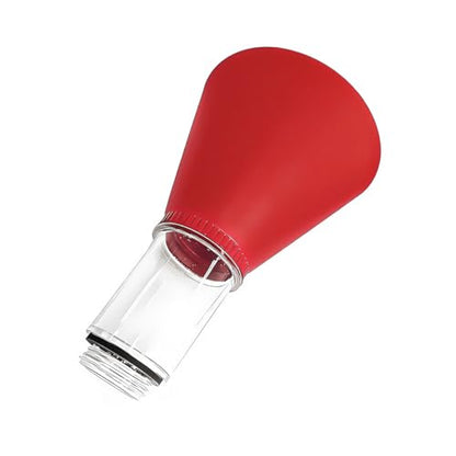 Car Engine Oil Funnel, Vehicle Threaded Locking No Spill Spout Directly into Filler Funnel, Automotive Diesel Change Tool, Compatible with Avalon Tercel Venza (Red) - color: Red