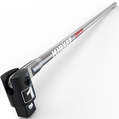 41-Inch 1” Drive Breaker Bar, Heavy Duty Extension Breaker Bar, 250° Rotatable Head, Premium Chromium Molybdenum Steel, Mechanical Work, Automobile and Motorcycle Maintenance and Repair - size: 1" 41 in