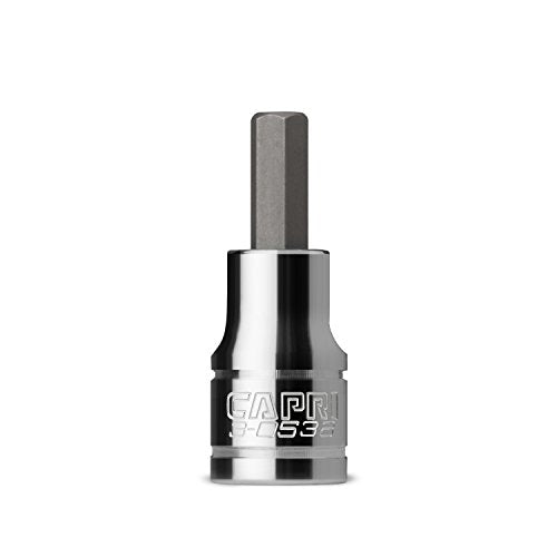 Capri Tools 3-0538 7 mm Hex Bit Socket, 3/8-Inch Drive, Metric - size: 7 mm, 3/8-Inch Drive