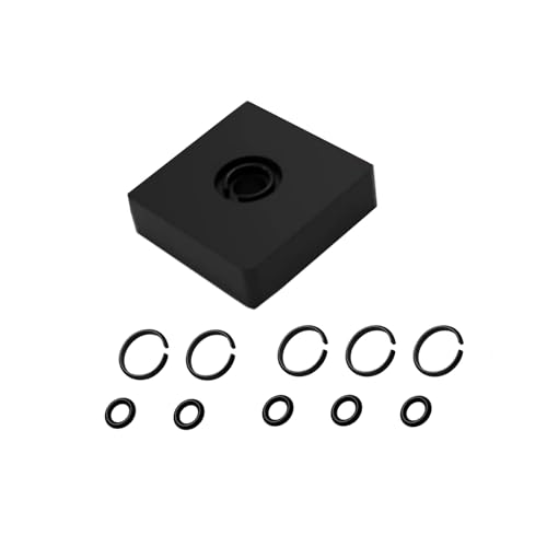 3/8" Impact Retaining Ring Clip with O-Ring, Fits for Mmilwaukiei Cordless Type Impact Wrench, Retainer Ring Anvil Install Tool Included (5 Sets)
