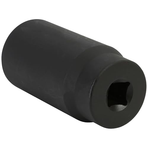 OEMTOOLS 25205 34mm Axle Nut Socket 1/2 Inch Driver | CR-MO 34mm Impact Socket, Black Oxide Finish to Resist Rust, 6 Pt. 34mm Socket, Use for Tune-Ups - size: 34 mm