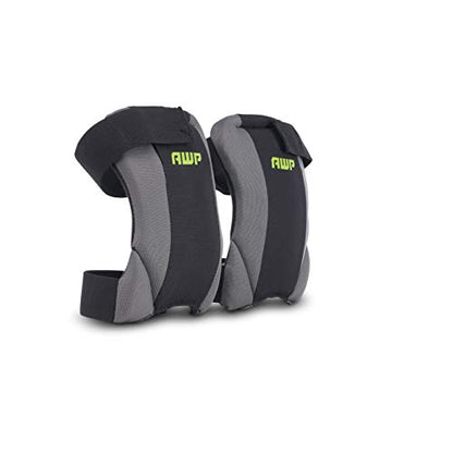 AWP Low-Profile Fabric Cap Work Knee Pads | Non-Marring Non-Scratching All-Day Comfort Knee Pads | One Size - size: 1 Pair, style: Low-Profile Fabric Cap Work Knee Pads