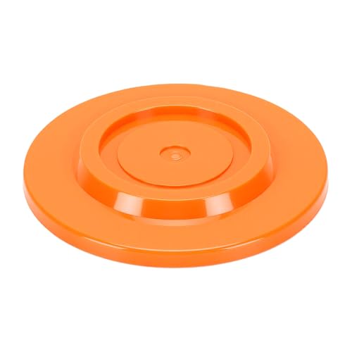 Diydeg RV Leveling Block, 4Pcs Red Round Jack Feet 20cm Heavy Duty Car Leveling Pad Set Car Jack Feet Kit for Travel Trailer