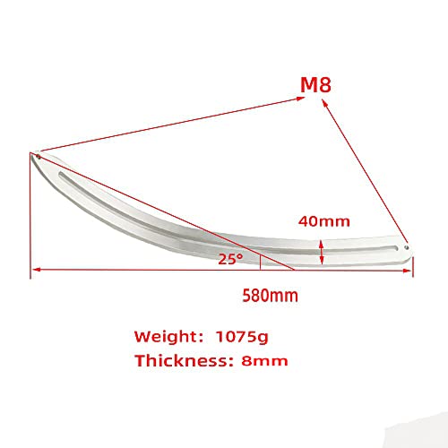 CYGOODS Car Auto Car Dent Removal Fender Damage Repair Puller Lifter Big Curved Rod Crowbar Tools Hook Rods Kit