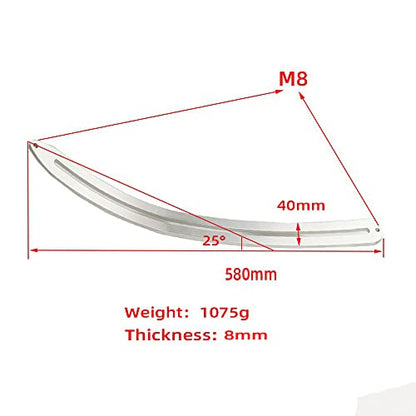 CYGOODS Car Auto Car Dent Removal Fender Damage Repair Puller Lifter Big Curved Rod Crowbar Tools Hook Rods Kit