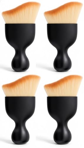 Car Detailing Brush Set, Soft Bristle Interior Cleaning Brushes for Car Dust Removal, Dashboard, Air Vent and Seat Crevice Cleaning (4Pcs) - color: 4Pcs