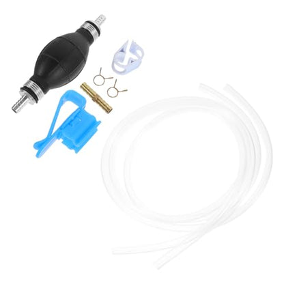 1set Manual Hand Siphon Pump for Transfer Efficient Gas Oil Siphoning Hose Kit for Cars Boats and Motorcycles Prevents Backflow Easy