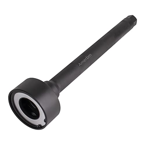 Universal Inner Tie Rod Removal Tool, 35mm-45mm Heavy Duty Tie Rod Removal Tool & Slotted Inner Tie Rod Tool, 30mm Drive Tube Master Tie Rod Puller Wrench for Cars, Light Trucks, SUVs