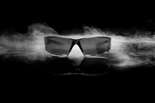 Ironwear 3085 Safety Glasses Anti-Fog ANSI Z87 Compliant with UVA and UVB Protection - color: Black/Gray