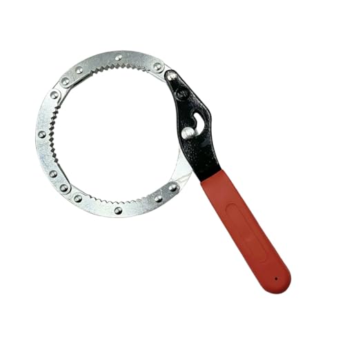Adjustable Car Oil Filter Wrench, Ergonomics Fuel Filter Removal Tool for 90-110mm, Universal Heavy-Duty Automotive Oil Filters Repair Pliers for Car, Truck, Motorcycle (L) - size: L