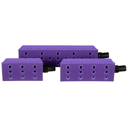 3M Hookit Dust Extraction Flexible Sanding Block Kit, 35829, Includes Four Lengths, Captures Dust for Automotive Sanding - size: Kit, style: Flat
