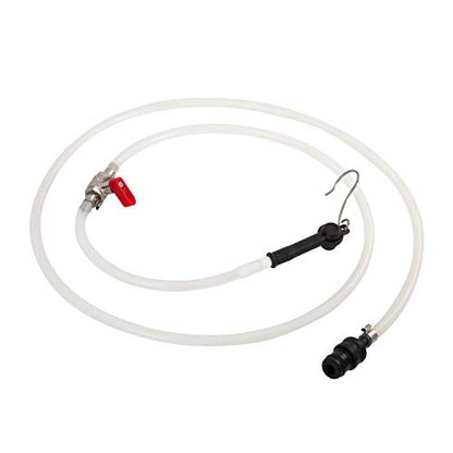 OEMTOOLS 24446 Brake Bleeder Adapter Hose 65-inch, Converts Fluid Evacuator to Vacuum Brake Bleeder, Universal Adapter for Brake Line Flushing and Hydraulic Clutch Bleeding