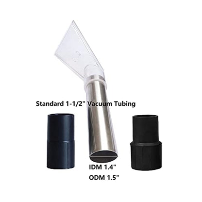 Extractor Tool Hand Wand with Clear Head Compatible with Upholstery & Carpet Cleaning, Car Detailing Vacuum Wand for Truckmounts