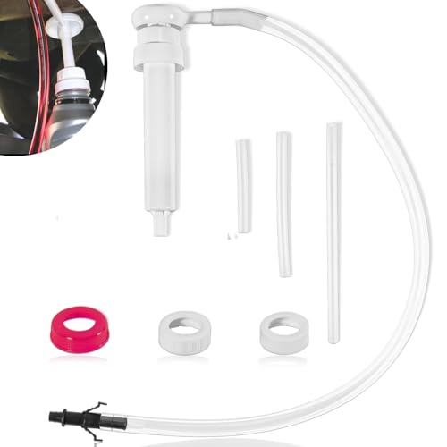 Bonbo Fluid Pump Include 4 Size Thread for Gallon Bottles and Wide Mouth Quart Bottles, Not for Standard Quart Bottles, 30CC/1 Full Ounce Per Pump Stroke