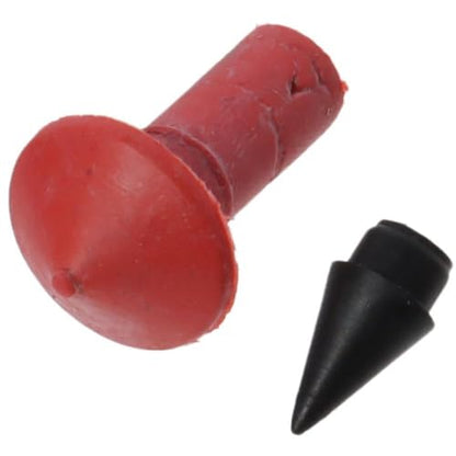 BYOBYO 180pcs Mushroom Shaped Tire Repair Insert Plugs Kits, Red Black Universal Rubber Replacement Sockets Tool for Motorcycle Tires