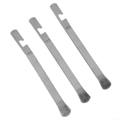Professional Tire Changing Tools 3 Pack - Stainless Steel Tire Levers for Dirt Bike & for atv - Rounded Ends Prevent Tube Damage - 120mm Tire Spoon Set