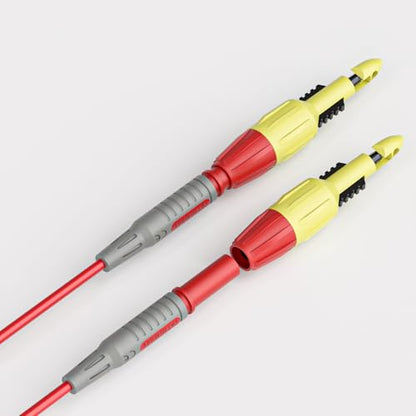 Goupchn Multimeter Test Leads Kit 6PCS with Alligator Clips | Heavy Duty Crocodile Clamps, Wire Piercing Probes 4mm Piercing Clip, For Multimeter Voltmeter Thermometer Testing - style: P1300H