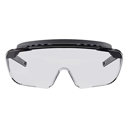 Ergodyne Skullerz OSMIN OTG Safety Glasses, Anti Fog, Over the Glasses Anti Scratch Protective Eyewear - color: Clear Lens