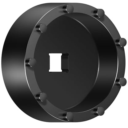 Bonbo 31510 Axle Nut Socket - 9 Pin Hub Nut Socket Fits for GM 2020+ Silverado and Sierra 2500/3500 Trucks with 11.5" and 12" Dual Rear Wheel Axle Hubs, 1/2" Drive