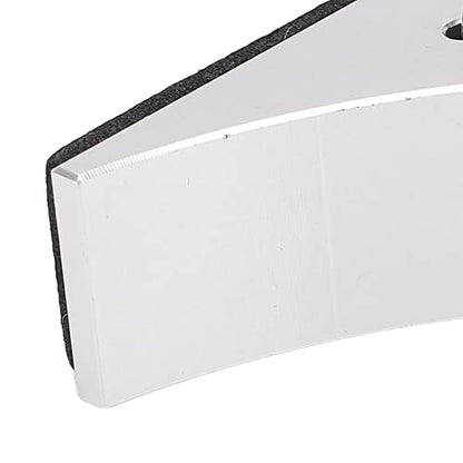 RC Wheel Chock 4 Pack Aluminum Alloy Antislip Car Stand, 32x21x16mm Compact Remote Control Car Accessory for Trail Truck Crawler Buggy Storage Display Ramp Stop (Silver) - color: Silver