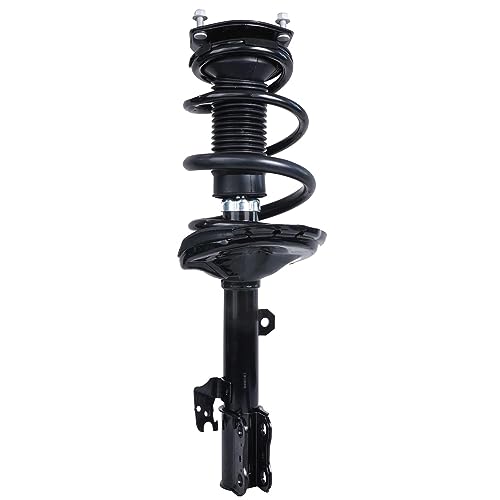 Detroit Axle - Front Steering Knuckles Struts for 06-07 Toyota Highlander, 04-06 Lexus RX330, 07-09 RX350, 06-08 RX400h, Steering Knuckles & Wheel Hub Bearings Struts with Coil Springs Replacement - size: 4QU47815/ Big strut kit