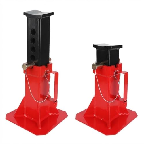 2 Pack 12-Ton Pin Lock Jack Stands, Quick Adjustable Height 11-18 Inch Steel Jack Stands, Carbon Steel Construction for Supporting Trucks, RVs, Trailers & Automotive Vehicles. - size: 12T