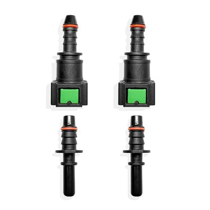 2 Sets Fuel Line Quick Connect Straight Fittings, 7.89mm to ID 6mm | Nylon Fuel Line Connectors Straight Pipe Connector, Quick Release Fuel Connector - color: 2 Sets Fuel Line Quick Connect SAE 7.89mm to ID 6mm