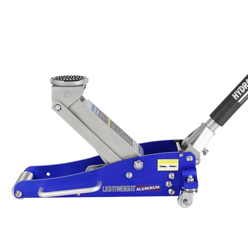 Floor Jack,Heavy Duty Hydraulic Floor Jack, Low Profile Aluminum and Steel Racing Floor Jacks w/2 Piston Quick Lift Pump, Lifting 3.5"-14" 1.5 Ton(3,000 lb) Capacity Blue - color: Lift 3.5"-14" 1.5 Ton(3,000lb) Blue Aluminum and Steel