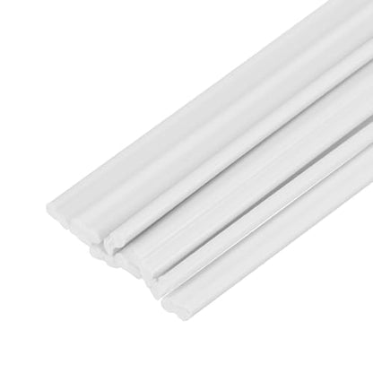 MECCANIXITY 10pcs 13 Inch Plastic Welding Rods PVC Welding Strips Welder Rods for Plastic Welder,Car Bumper, Kayak Repair, White - color: White, size: 13 Inch