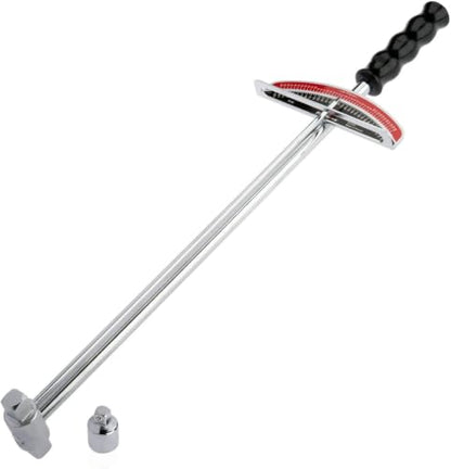 Tooluxe 03703L Dual Drive Beam Style Torque Wrench,3/8” & ½” Drives | 17” Length, 0-150 Ft-Lbs | SAE, Premium Steel Alloy (Pack of 12) - size: (Pack of 12)