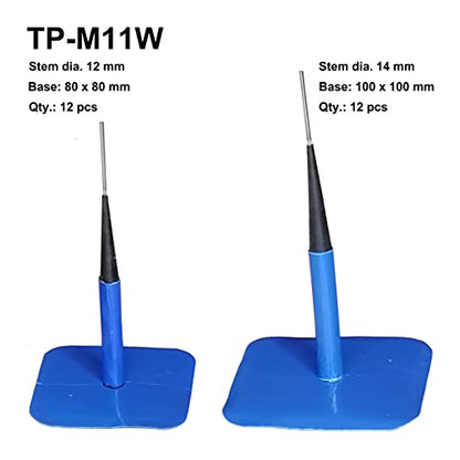 TP-M11W Combination Repair Unit Kit,1/2" x 3 1/8" and 9/16" x 4" Wrapped stem 12 pcs Each - size: 0.47 x 3.15 12pcs, 0.55 x 3.94 12pcs