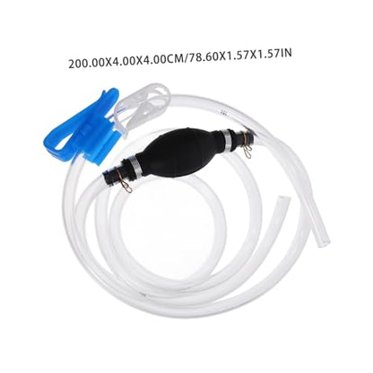 PRETYZOOM 1Set Hand Fuel Transfer Pump Manual Siphon Hose for Oil and Gas Versatile Automotive Use Durable Non Powered Operation Easy to Use Siphon Pump Kit