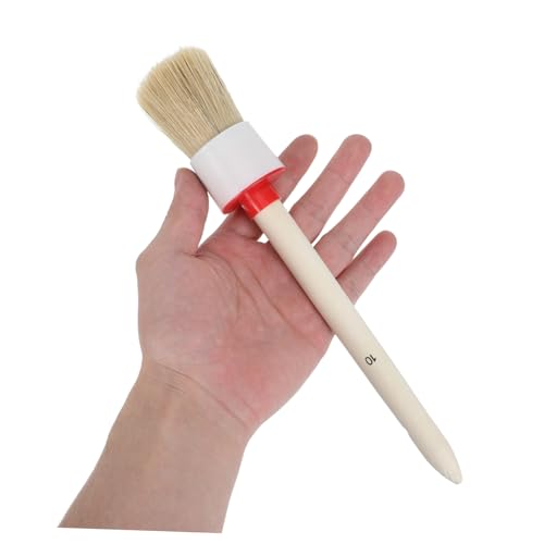 10pcs Car Detail Cleaning Brush Set with Fine Round Head, Pp Bristles for Interior and Engine Detailing, Dashboard and Air Vent Cleaning Tools for Auto Maintenance