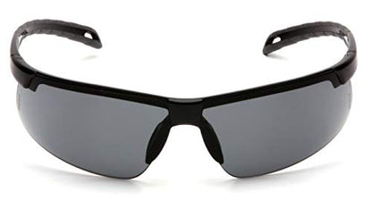 Pyramex Ever-Lite Lightweight Safety Glass Indoor/Outdoor Mirror Lens - color: Gray Lens/ Black Frame