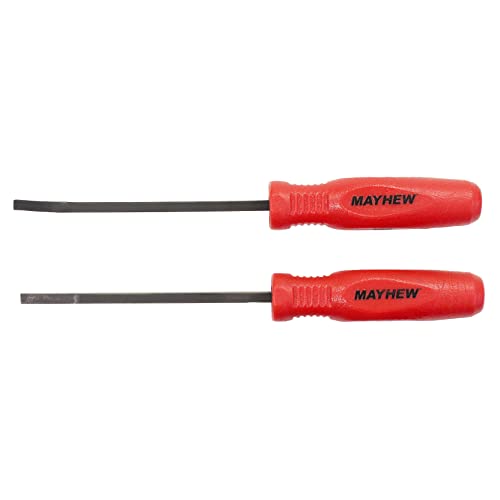 Mayhew Tools 31092 Mini Pry Bar, 2-Piece Set, Red - Standard - color: Red - Standard, size: 2-Piece Set