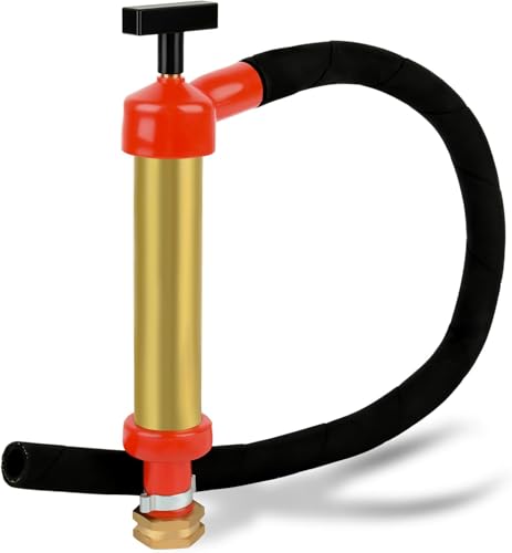 34060-0130 Marine Oil Extractor Pump 10.25" Long, 1.25" Diameter | Brass Boat Oil Change Pump for Oil Change,Boat Oil Extractor Pump Compatible with OMC/Mercruiser, 1 Gallon/Minute Output