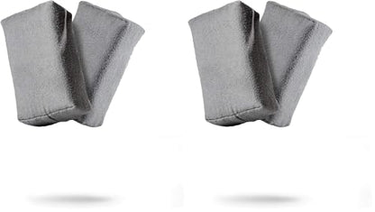 Adam's Polishes Suede Applicator (4 Pack) - Car Detailing Sponge, Use with Ceramic Spray, Graphene Coatings on Car Paint, Metal, Plastic Trim, Rubber & Glass - size: 4 Pack