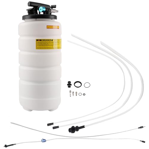 maXpeedingrods 15L Pneumatic/Manual Fluid Extractor, Automotive Oil Extractor Pump, Transmission Filler Pump Oil Vacuum Changer with Brake Bleeding Hose for Car, SUVs, Truck, Yachts