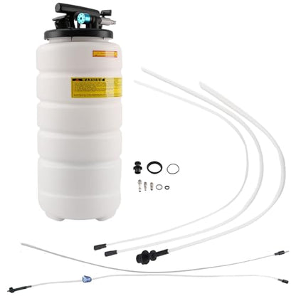 maXpeedingrods 15L Pneumatic/Manual Fluid Extractor, Automotive Oil Extractor Pump, Transmission Filler Pump Oil Vacuum Changer with Brake Bleeding Hose for Car, SUVs, Truck, Yachts