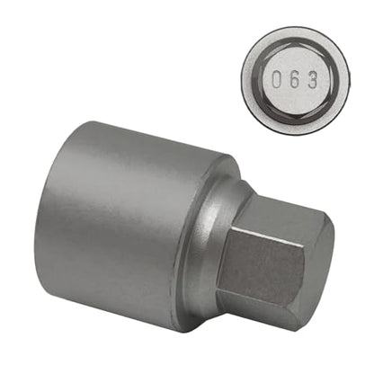 063 Wheel Locking Nut Key for BMW Mini, Socket (OD 29mm-ID 26mm) | Wheel Lock Nut Socket Adapter, Anti-Theft Lug Nut Removal Tool, Anti-Theft Screw Remover, Repair Tool, Tyre Fitting, garage - size: Socket 063