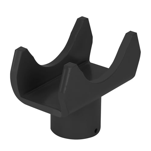 Bottle Jack Adapter for 12-Ton Jack - Fits 2/3/4 inch Round & 1.89" Square Tube - for RV, Truck, Trailer Jacks with Top Diameter < 1.61" - color: Black