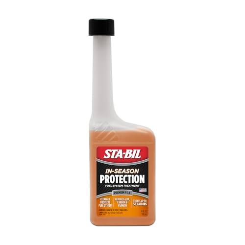 STA-BIL In-Season Protection Fuel System Treatment & Injector Cleaner, 10oz | Treats 50 gallons. Cleans fuel systems and injectors while helping protect against corrosion and ethanol damage. - size: 10 Fl Oz (Pack of 1)