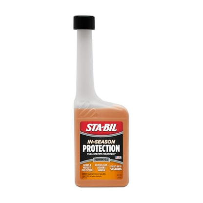 STA-BIL In-Season Protection Fuel System Treatment & Injector Cleaner, 10oz | Treats 50 gallons. Cleans fuel systems and injectors while helping protect against corrosion and ethanol damage. - size: 10 Fl Oz (Pack of 1)