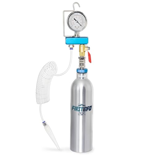 FIRSTINFO 4-in-1 Fuel Injection & Intake Valve Cleaner, Vacuum Tester Kit | Combustion chamber service | Quick coupler | Switch valve control | Negative pressure gauge
