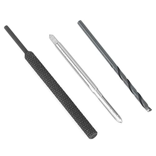 50pcs Thread Repair Kit, M2 x 0.4 Stainless Steel Wire Thread Insert Combination Tool Set for Restoring Damaged Wires in Steel M2 x 2D