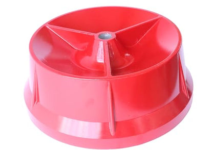 Portable Bubble Wheel Balancer Heavy Duty Tire Balancer with Bubble Level Balancing Wheels for Cars Trucks Red