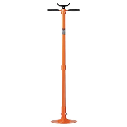 VEVOR Underhoist Support Stand 3/4 Ton Capacity Under Hoist Jack Stand | Lifting from 51.97" to 80", Bearing Mounted Spin Handle, with Two Wheels & Foot Pedal, Support Vehicle Components
